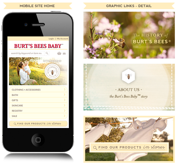 Burt's Bees Baby mobile design