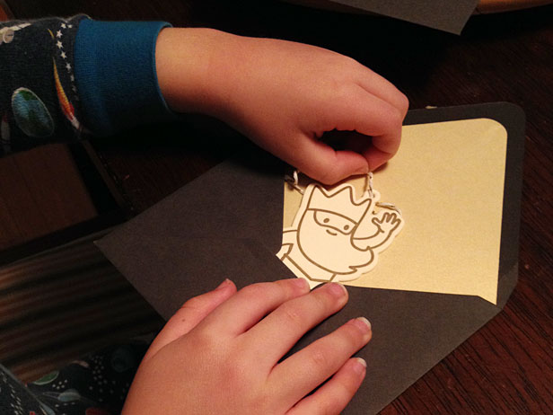 Aeolidia letterpressed new year's cards