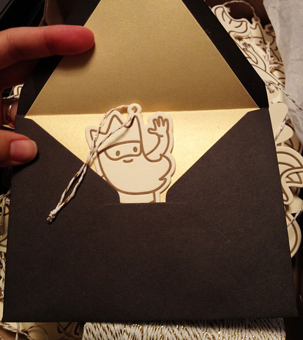 Aeolidia letterpressed new year's cards