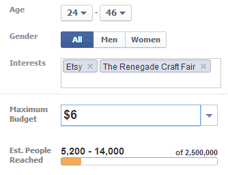 Facebook ad settings