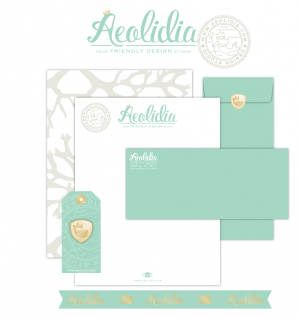 Aeolidia stationery design