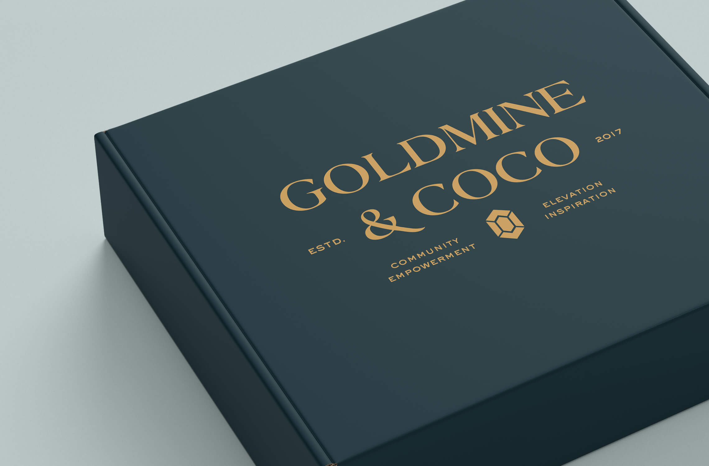 branding services including brand strategy for a stationery brand, Goldmine & Coco
