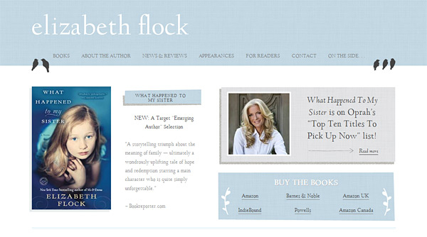 Elizabeth Flock website homepage