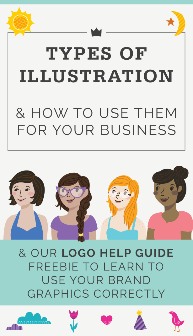 Types of illustration: what is a spot illustration? Pattern illustration? Character illustration? Icon illustration? Logo illustration?