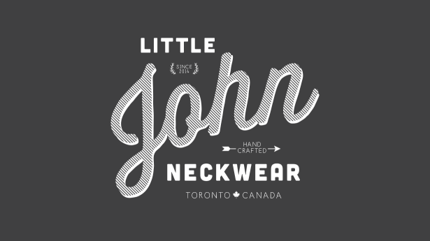 Little John Neckwear logo and brand identity Little John Neckwear logo and brand identity
