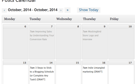 how to stick to a blogging schedule