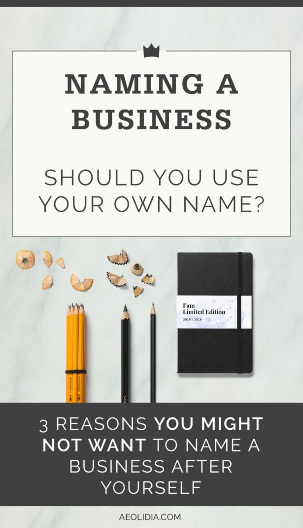 Naming a Business: Should You Use Your Own Name?