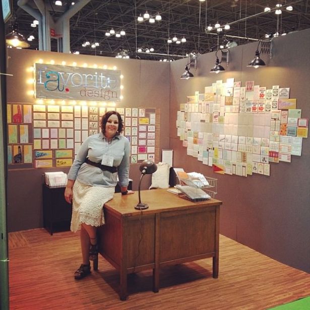 A.Favorite's booth at the National Stationery Show