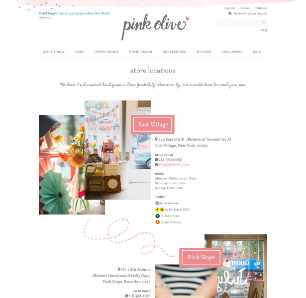 Help your business stand out with a website redesign. See how we helped Pink Olive, an online gift shop.