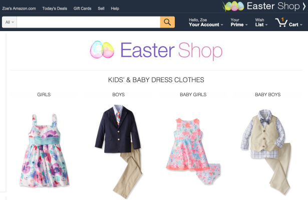 Amazon.com Easter Shop