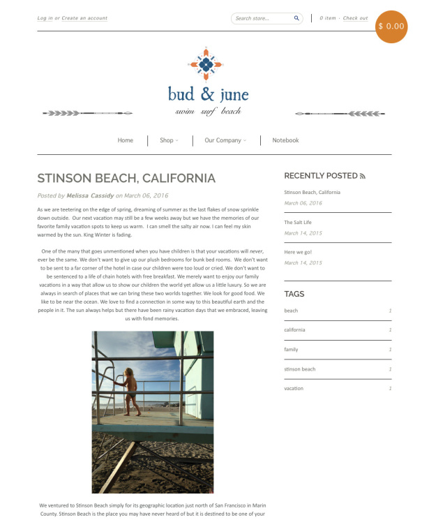 The Stinson Beach post (click to see the entire thing)