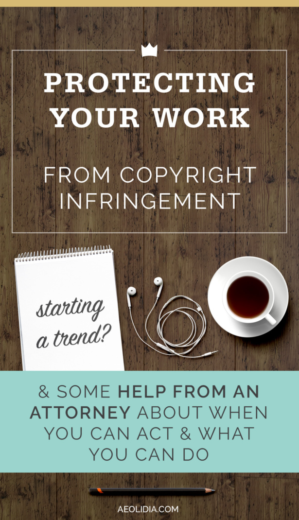 Dealing with copycats: what to do when someone copies your design, plus advice from an attorney