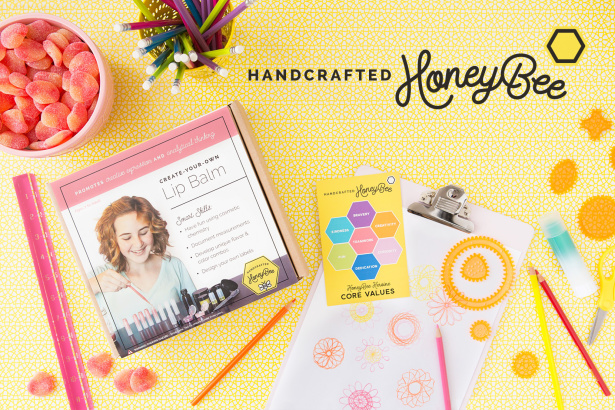 Handcrafted HoneyBee - brand identity design for a skin care company