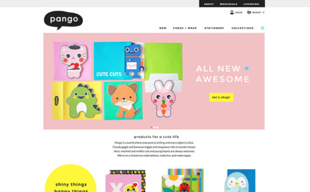 Pango Productions web design