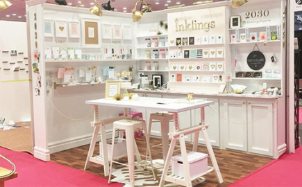 Inklings Paperie trade show booth tips