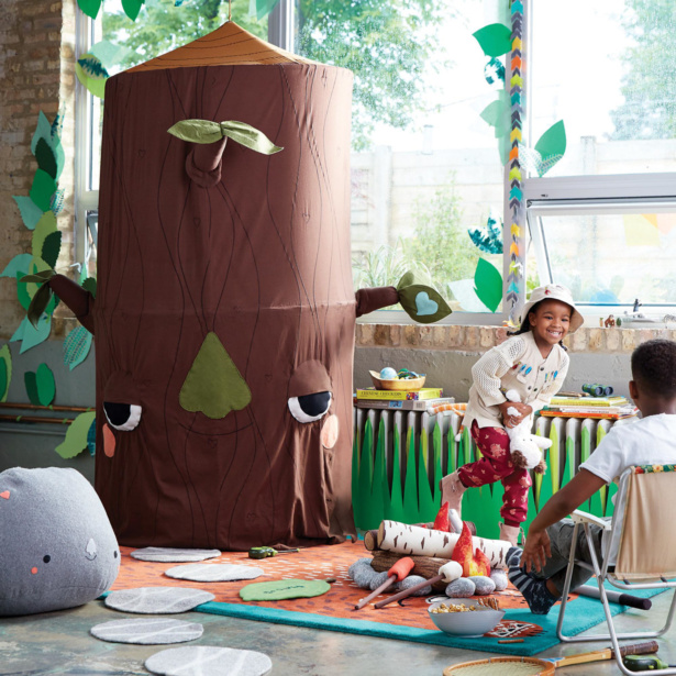 Land of Nod's Woodsy Playhouse Canopy. Photo © The Land of Nod. Purchase it here. Designing for The Land of Nod