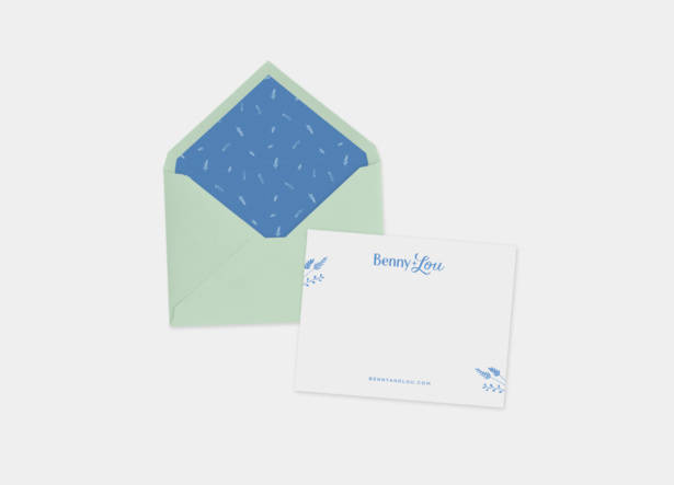 card design for a children's brand