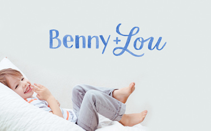 Benny + Lou brand identity project