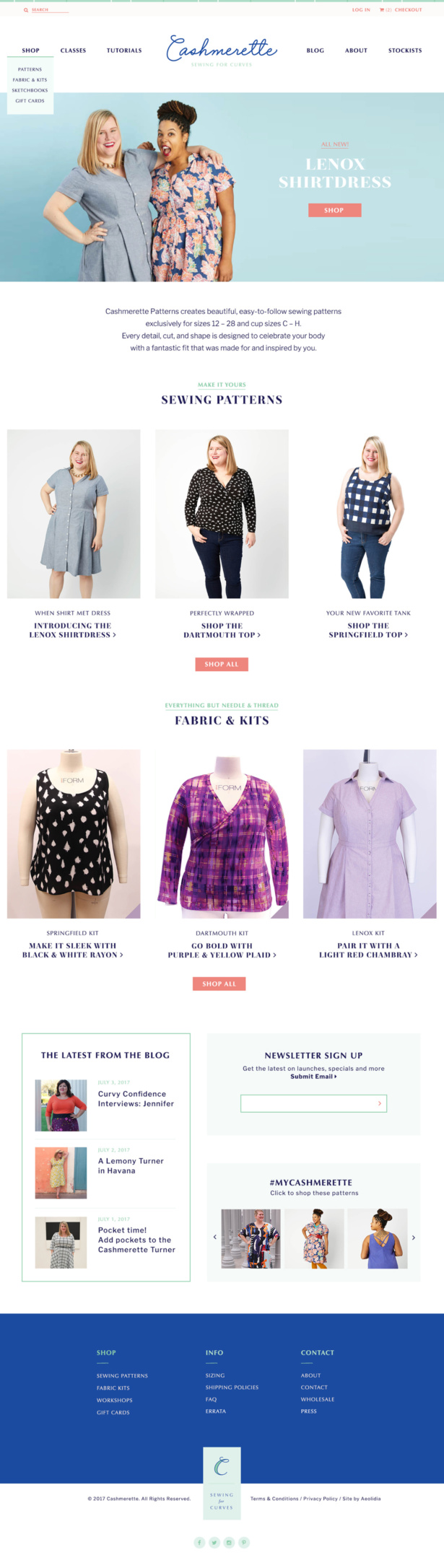 cashmerette custom shopify website design by aeolidia cashmerette custom shopify website design by aeolidia