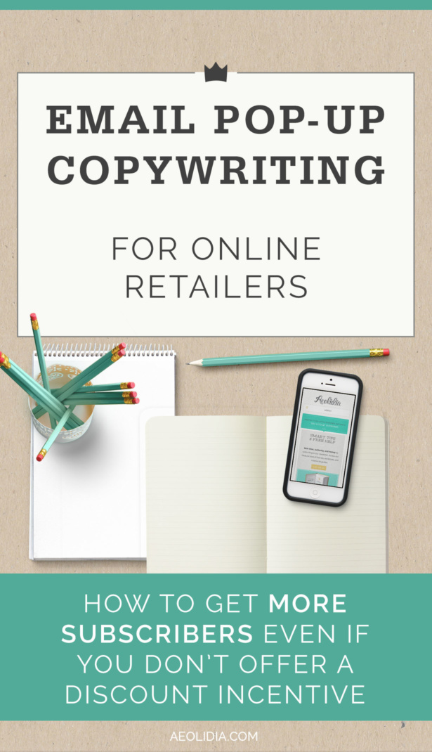 Email Pop-Up Copywriting for Online Retailers