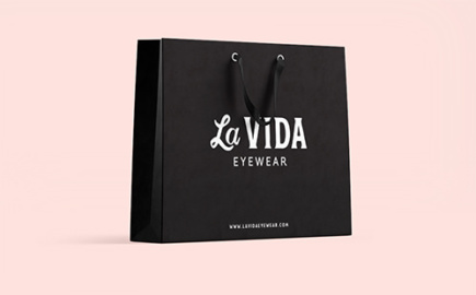 La Vida Eyewear Shopify website and logo design for an eyewear designer