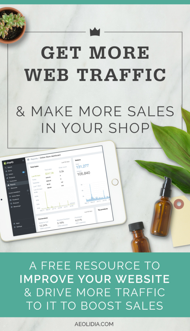 get more website traffic to your shop