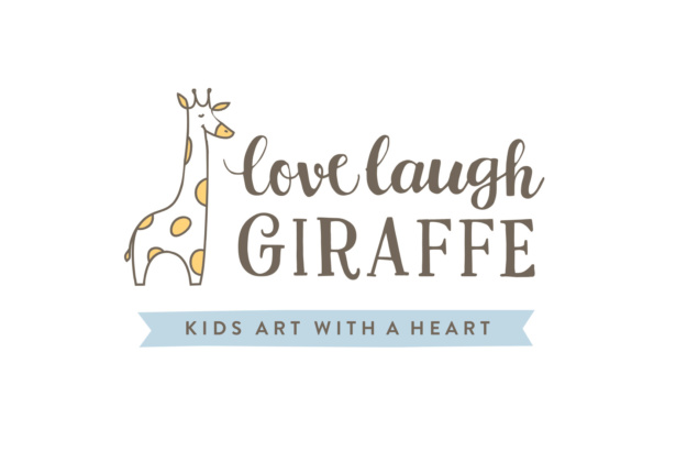 Love Laugh Giraffe Brand identity for children's wall art illustrator Love Laugh Giraffe Brand identity for children's wall art illustrator