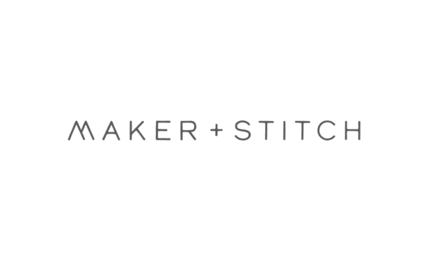 Maker + Stitch logo design for a yarn shop nestled in the Rockies Maker + Stitch logo design for a yarn shop nestled in the Rockies