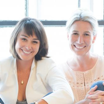 Chelsea and Jamie, founders of Sugar Paper Chelsea and Jamie, founders of Sugar Paper