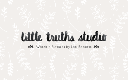 Little Truths Studio Custom Shopify website and brand identity for artist and illustrator