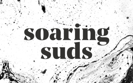 Soaring Suds brand identity design for a handcrafted soap brand
