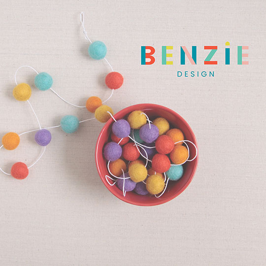 Benzie Design crafting company logo design
