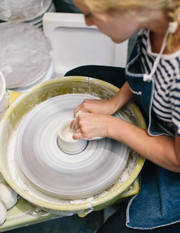 Ceramic Artist Molly Hatch launched her first tableware collection from her home studio in 2010 and quickly landed a licensing deal with Anthropologie. We recently asked Molly to share more about how her creative business has evolved and some of the lessons she’s learned over the years. 