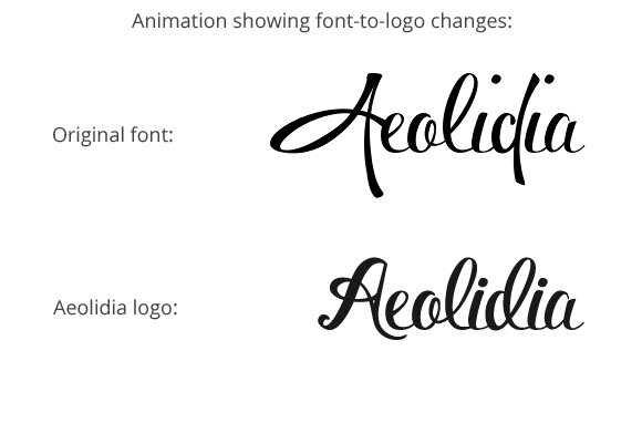 Logo design tips: adjusting a font