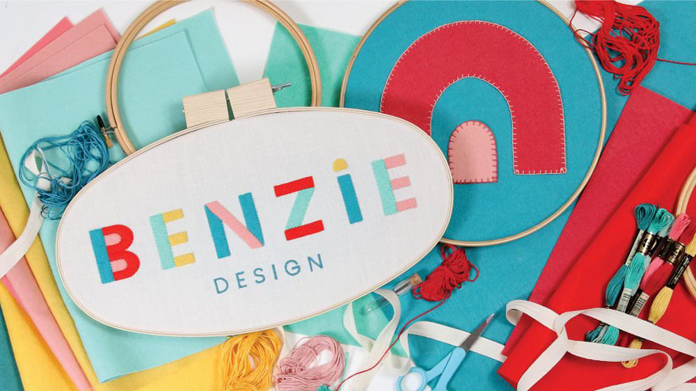 Benzie Design embroidered logo