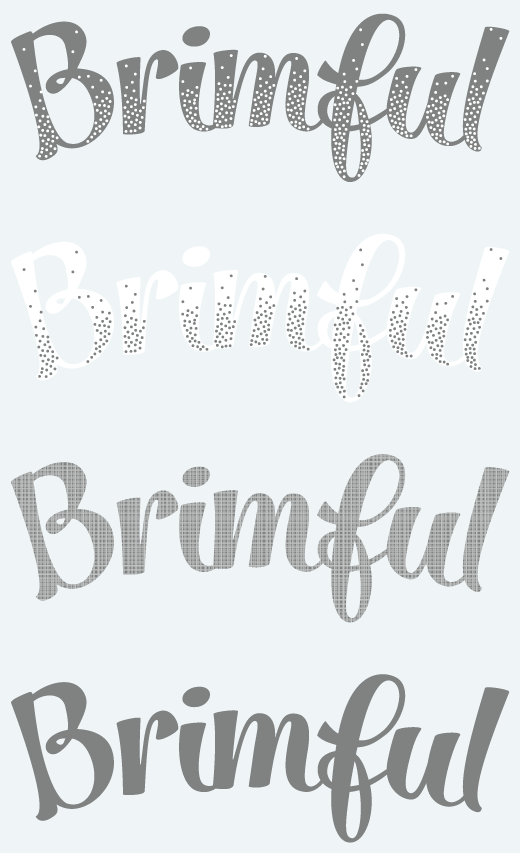 Brimful logo by Mariah DeMarco for Aeolidia; custom branding project Brimful.