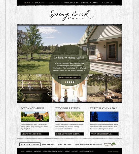Spring Creek Ranch home page