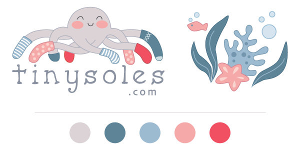 Tinysoles branding by Aimee Ray for Aeolidia