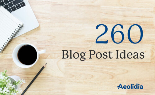 260 Blog Post Ideas