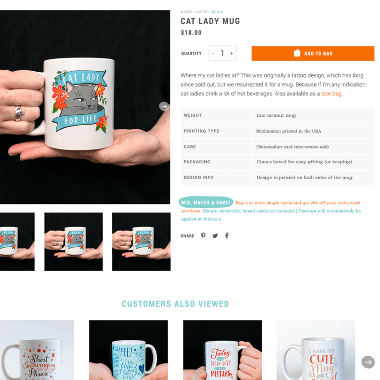 Emily McDowell Shopify Redesign Focused on Increasing Sales