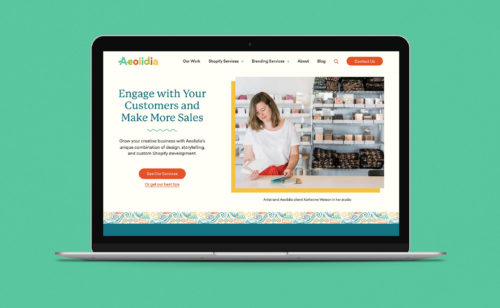 aeolidia website homepage
