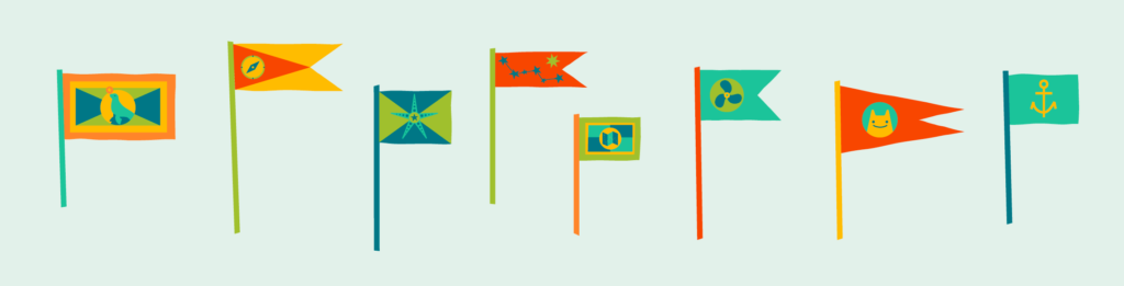 Aeolidia flag icons