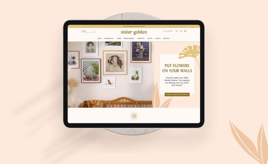 Floret Flowers - Strategic Shopify & WordPress Integration - Aeolidia