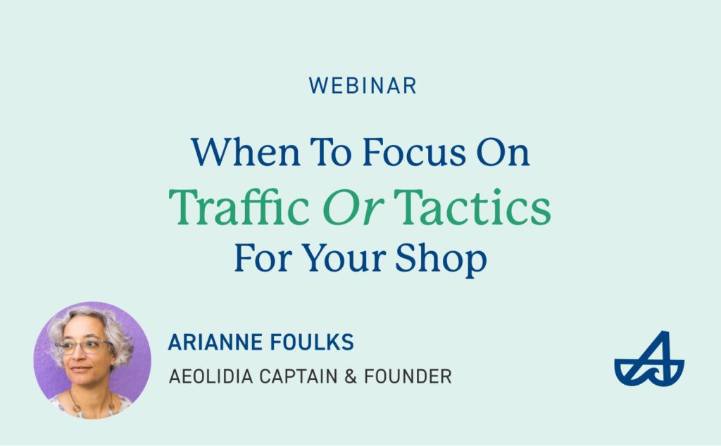 Traffic or Tactics webinar