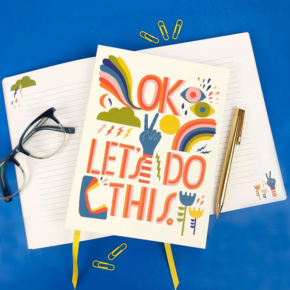 Best notebooks of 2023 -- Lisa Congdon Let's Do This blank notebook -- Aeolidia Blog