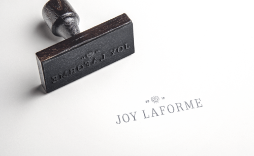 branding for Joy Laforme