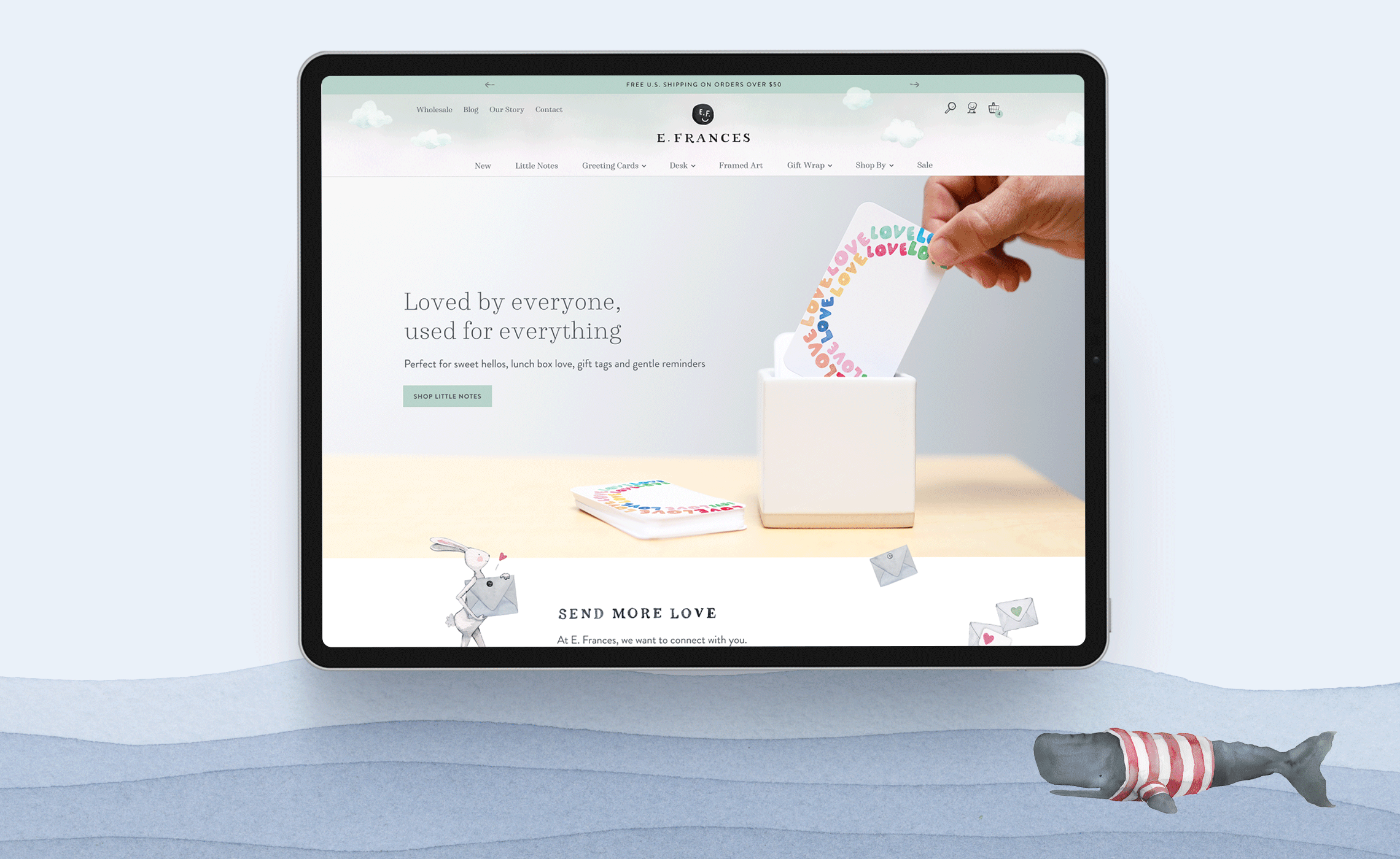 E. Frances Paper website by Aeolidia