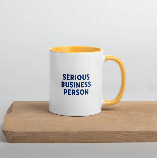 Aeolidia's serious business person mug