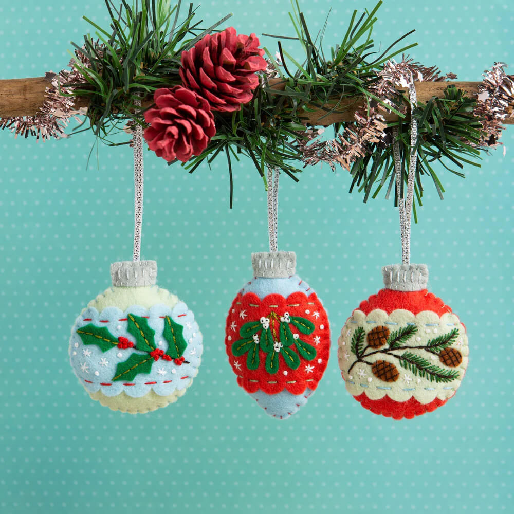 Benzie felt ornaments