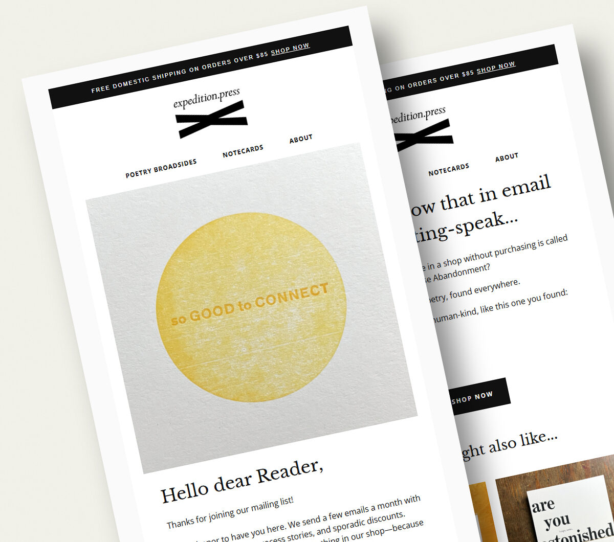 klaviyo email flows examples